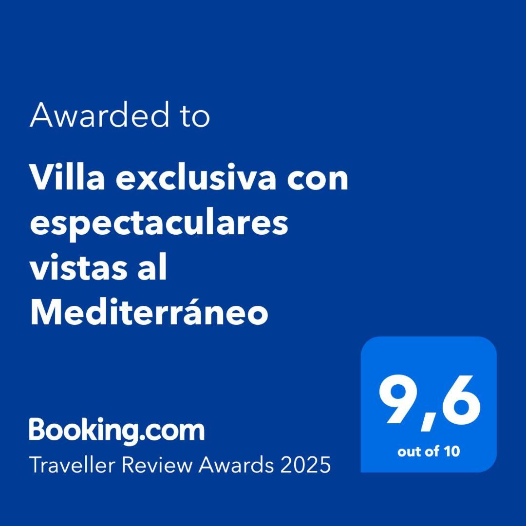 Villa Exclusiva Con Espectaculares Vistas Al Mediterraneo La Cala de Finestra Extérieur photo